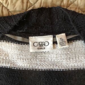 Cato Shirts & Tops - Tribal print black and white knitted cardigan Cato Shirts & Tops - Tribal print black and white knitted cardigan
